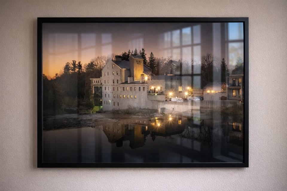 Elora Mill at Dusk
