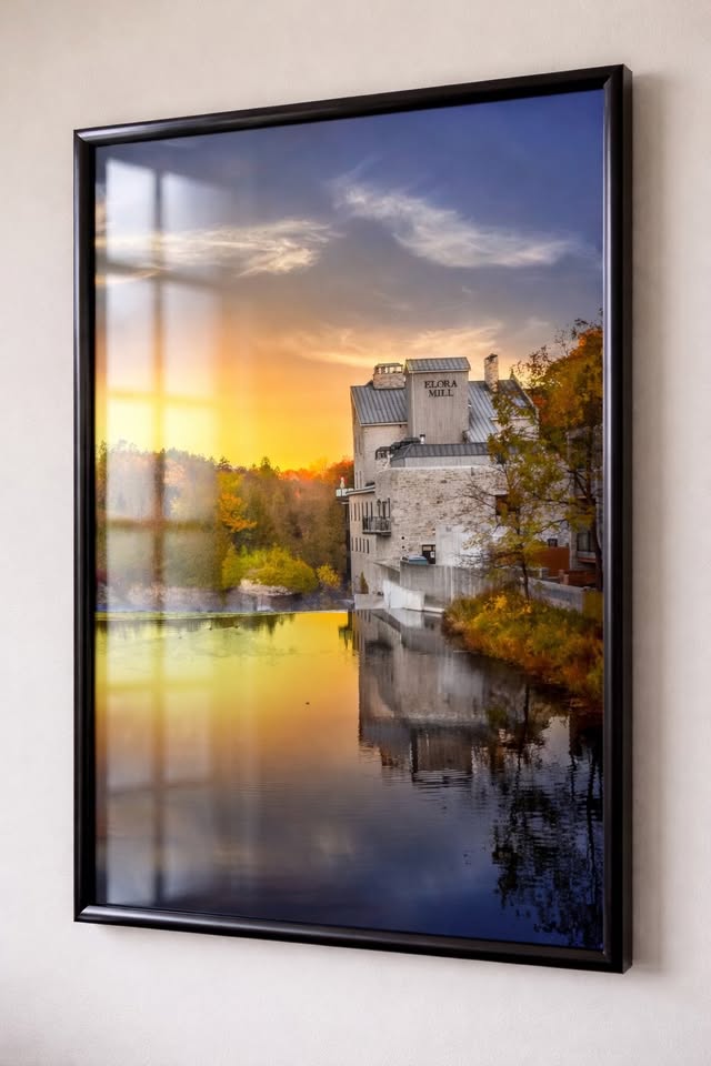 Elora Mill Fall Sunset
