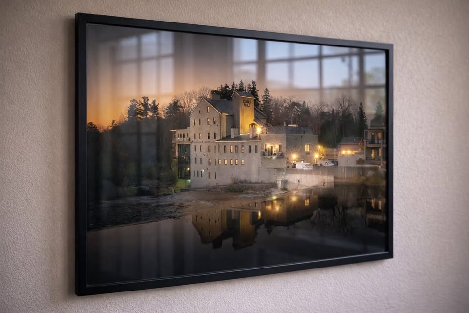 Elora Mill at Dusk
