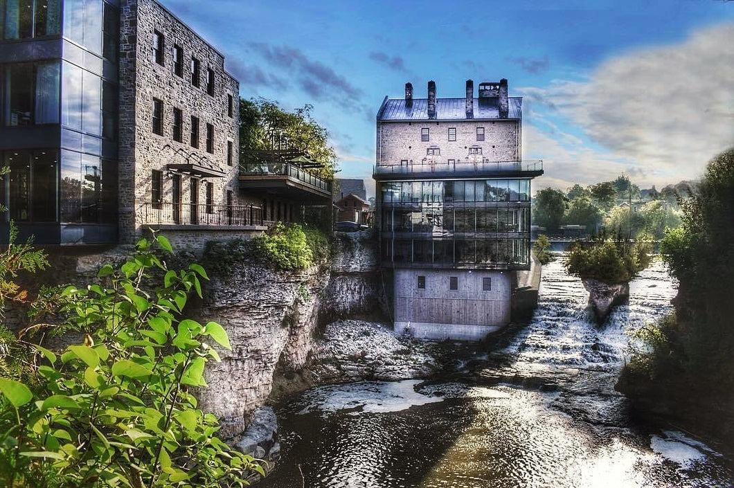 Behind the Elora Mill - Print