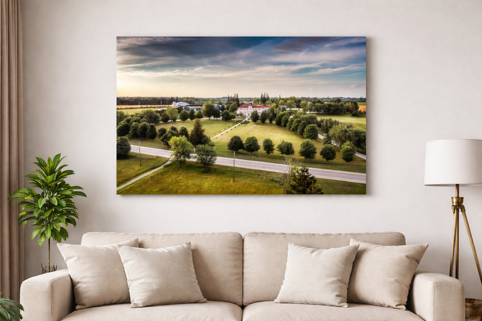Aerial View of Wellington County Museum