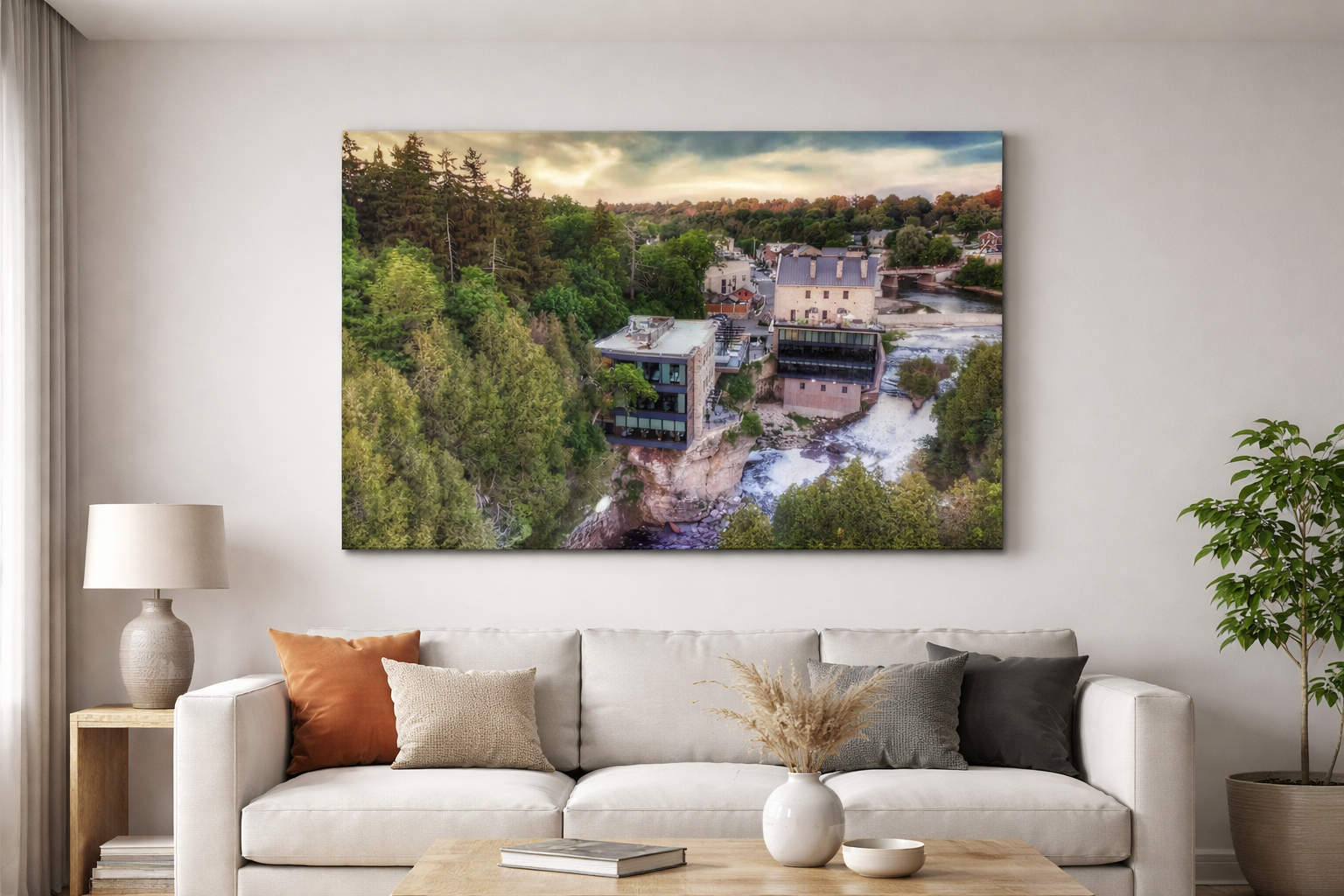 Aerial View of Elora