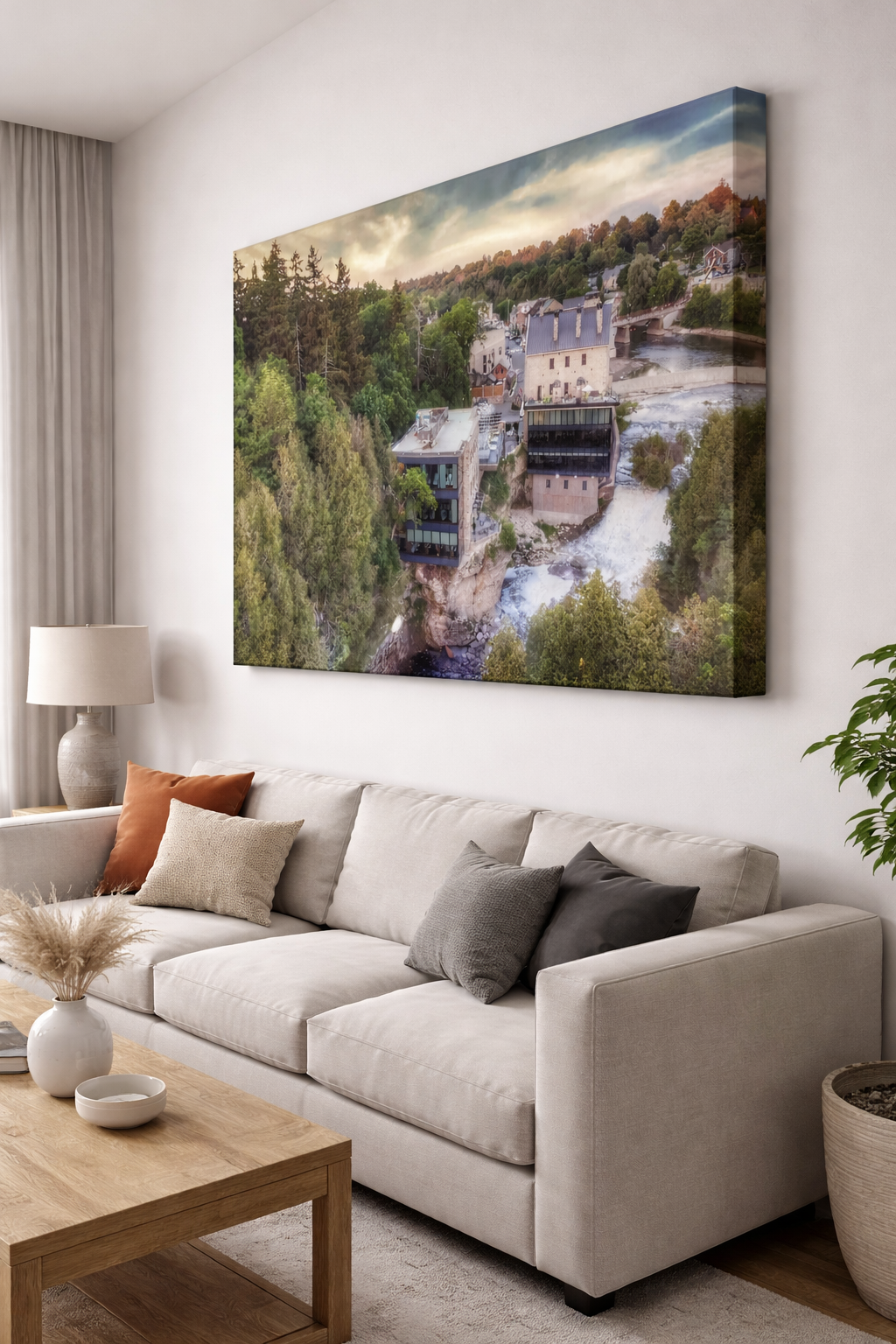 Aerial View of Elora