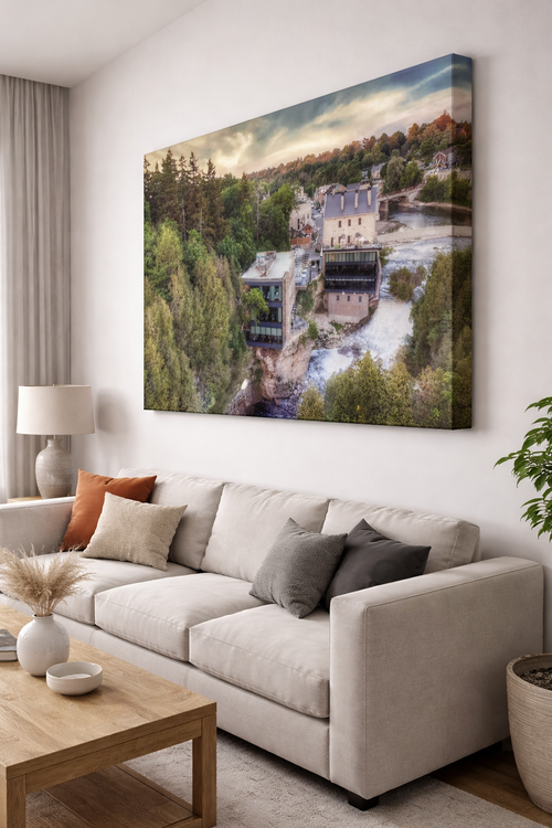 Aerial View of Elora