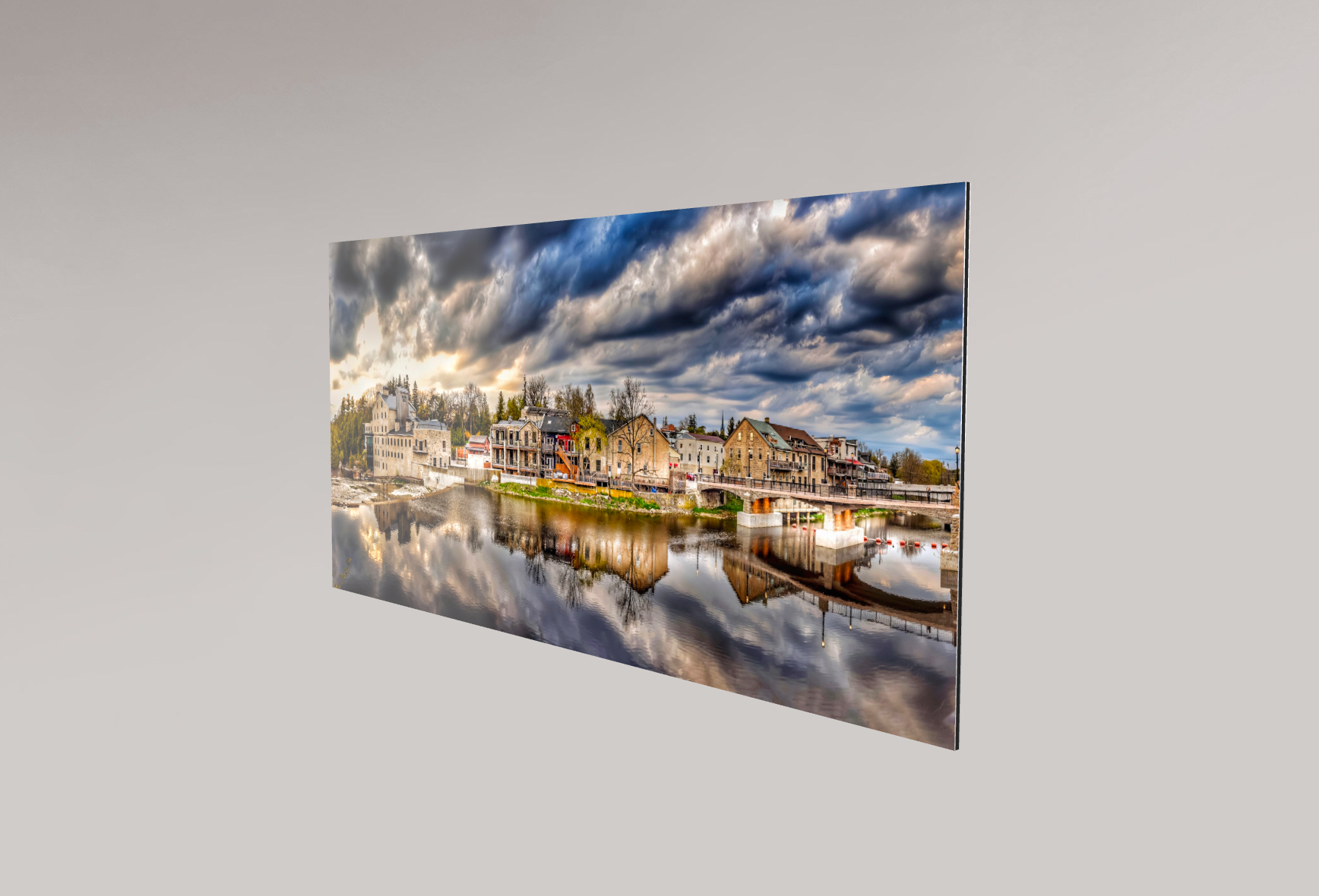 Panoramic Elora on Metal