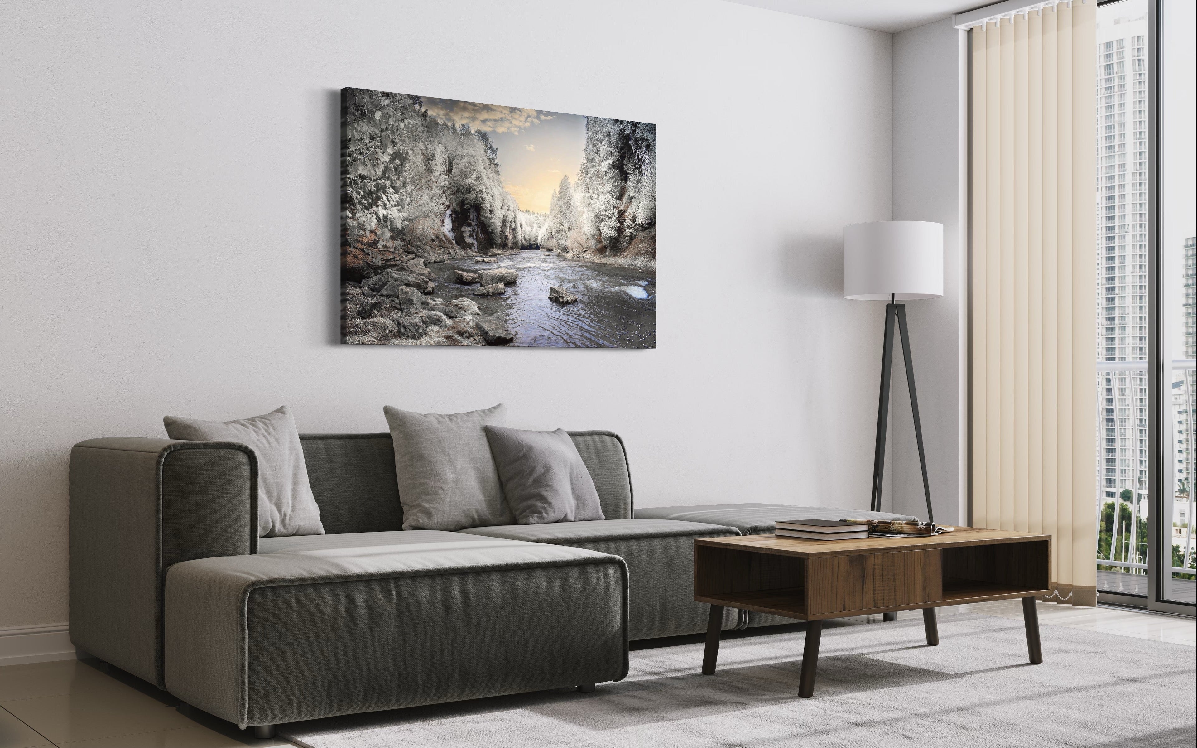 Elora gorge in the winter