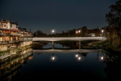Badley Bridge at Night