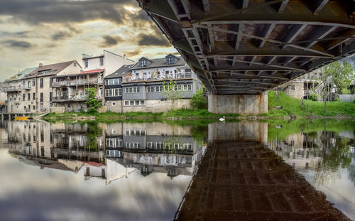 Underneath the Badley Bridge