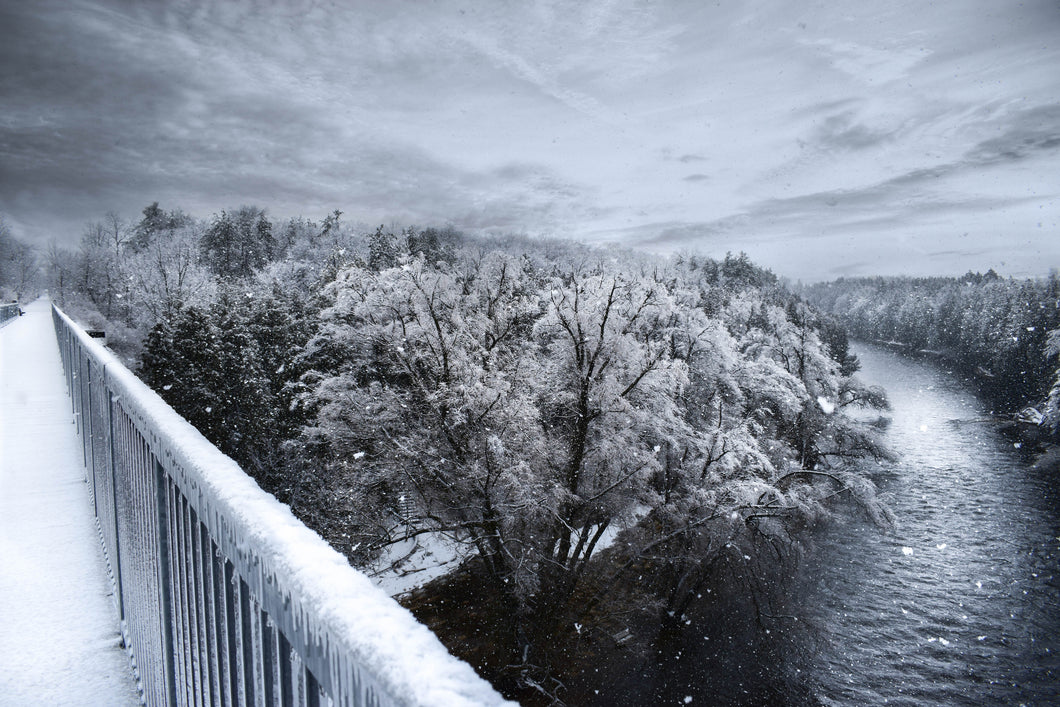 Winter Storm - Trestle Bridge