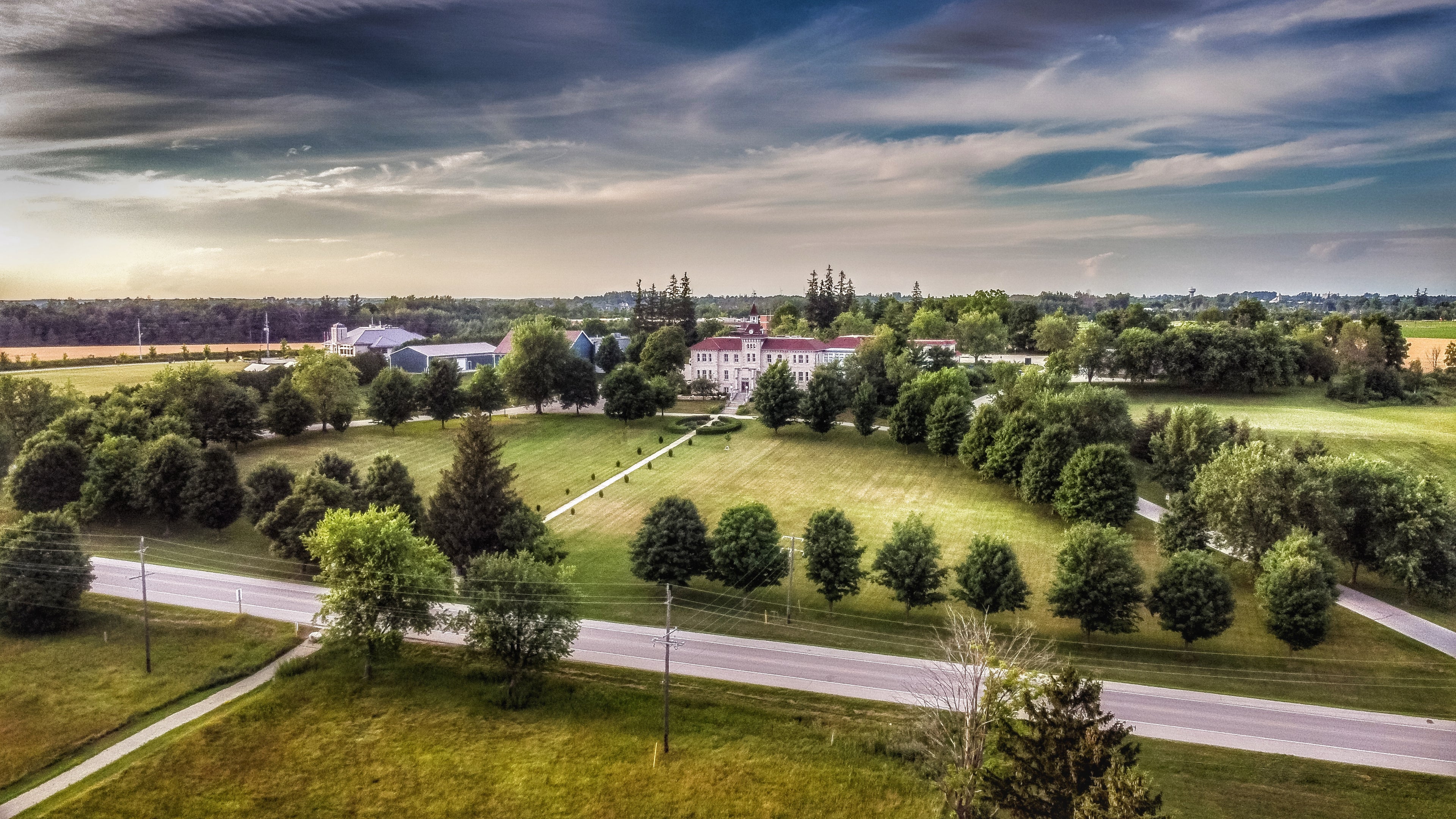 Aerial View of Wellington County Museum