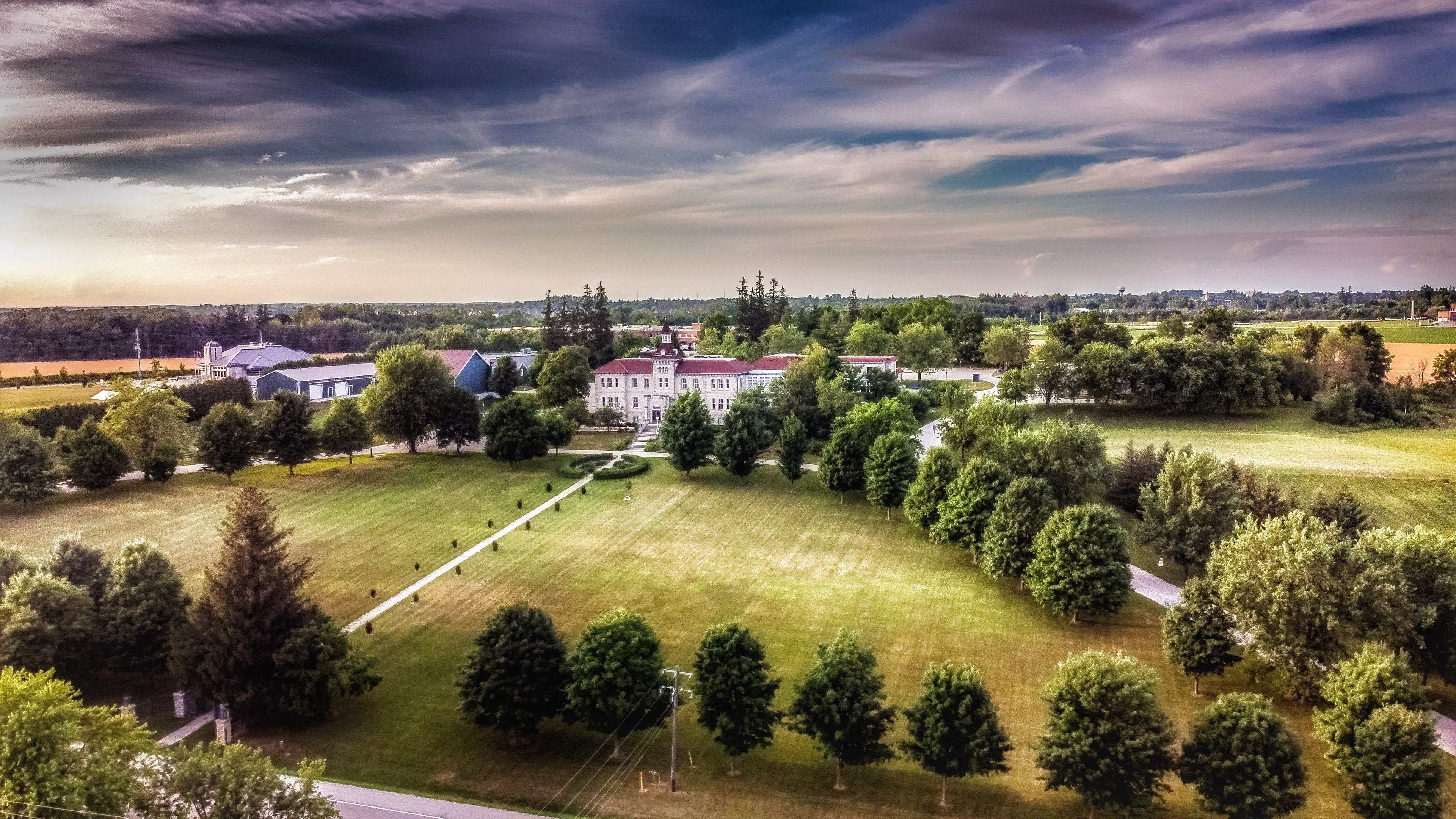 Aerial View of the Wellington County Museum