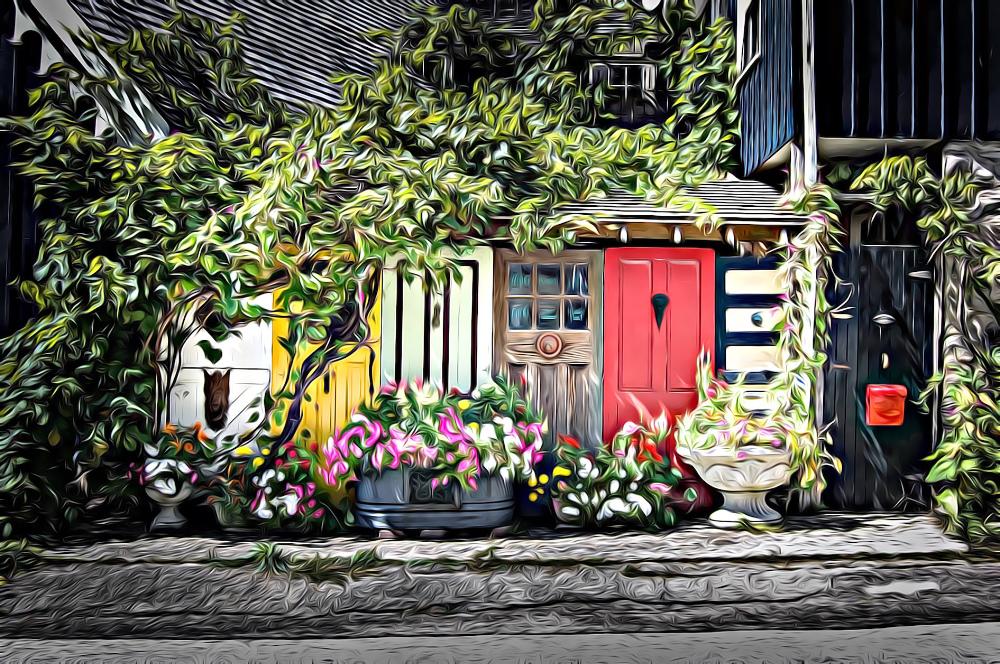 Mermaid Doors Painting